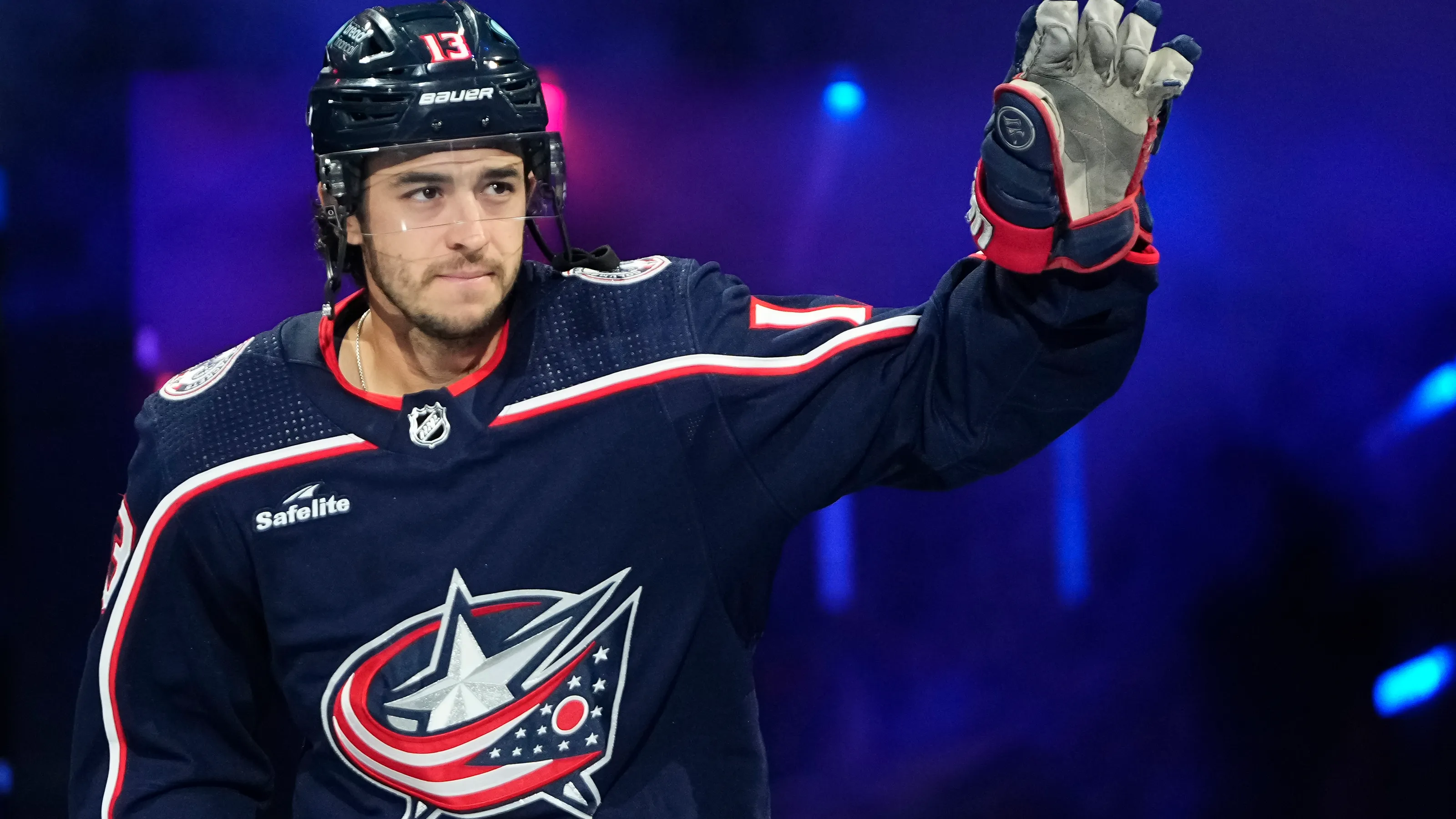 Johnny Gaudreau: Watch Columbus Blue Jackets press conference