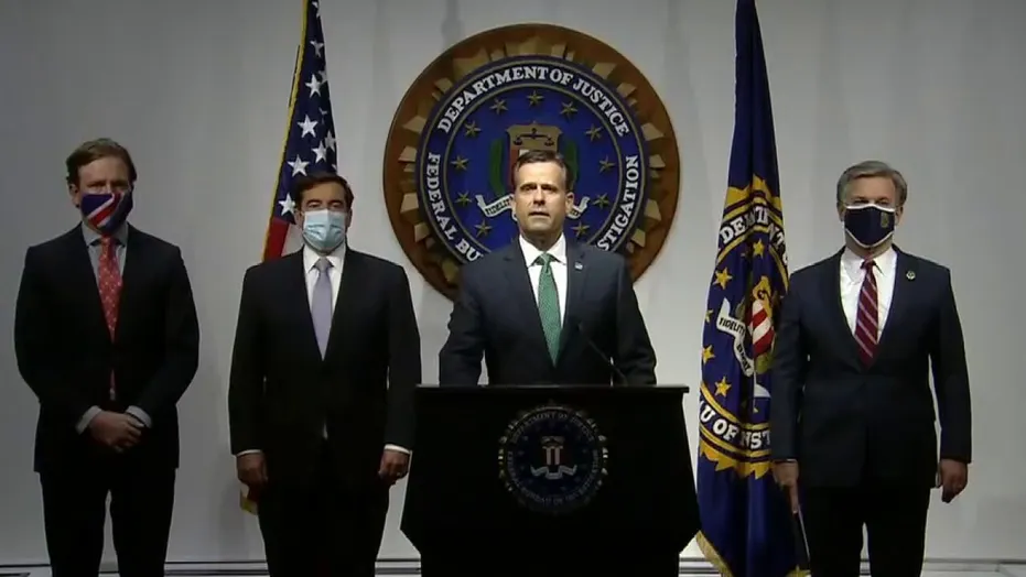 The FBI holds a major news conference on 2020 election security