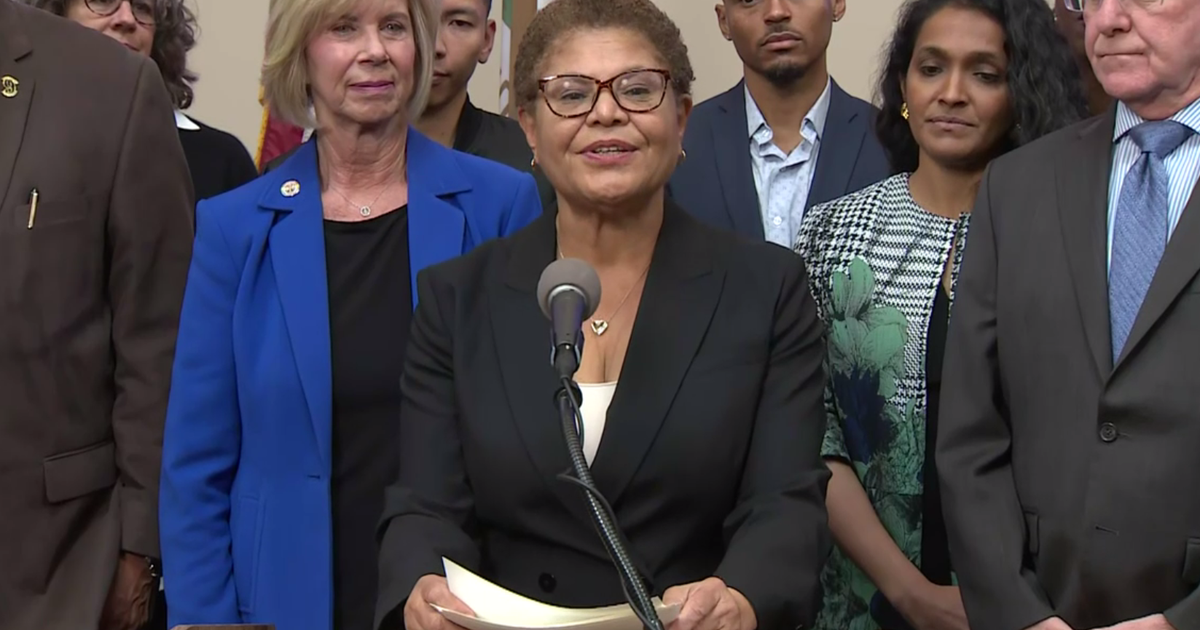 Mayor Karen Bass declares a state of emergency on the homeless crisis