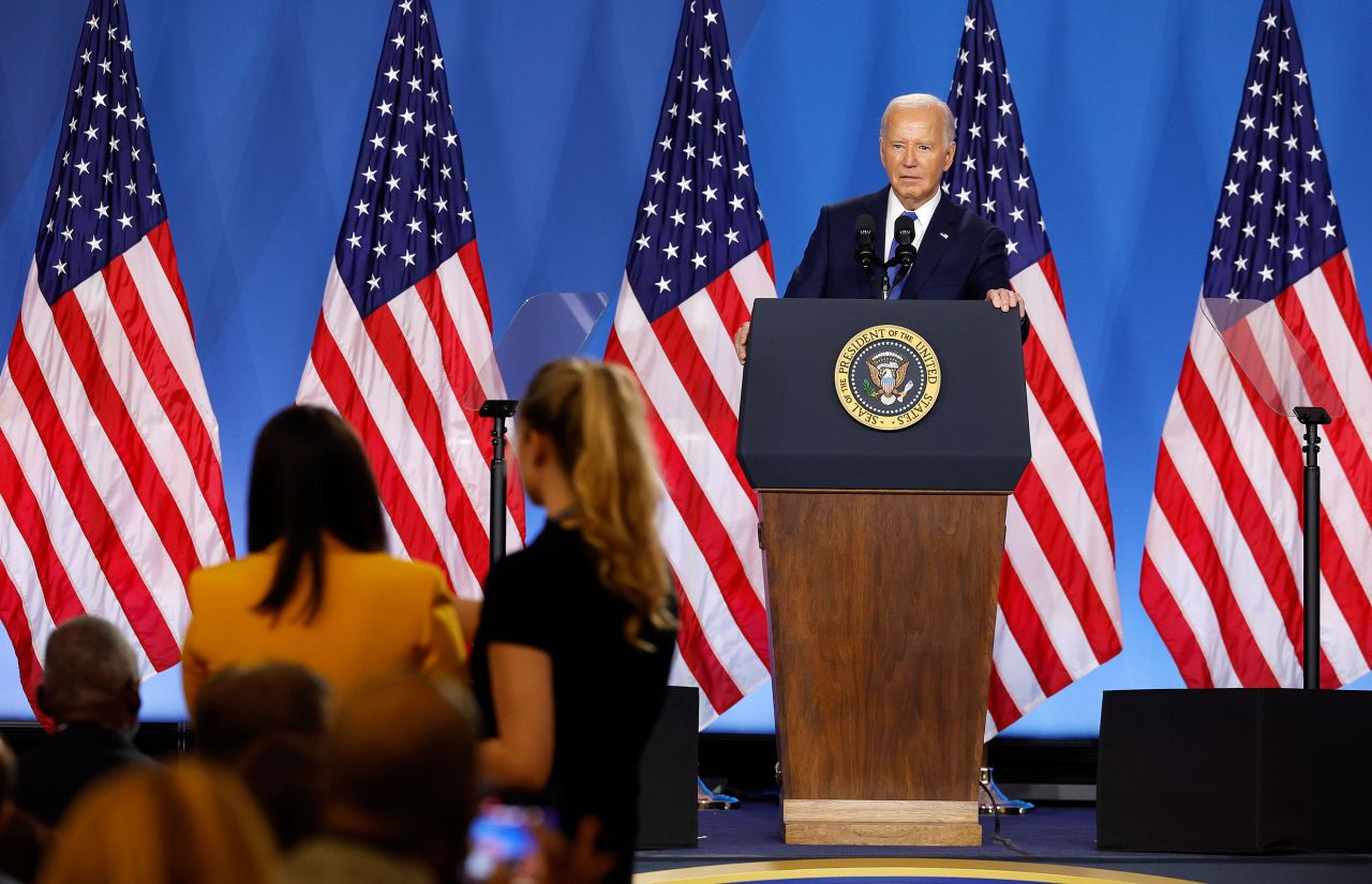 July 11, 2024, Biden press conference at NATO Summit, presidential ...
