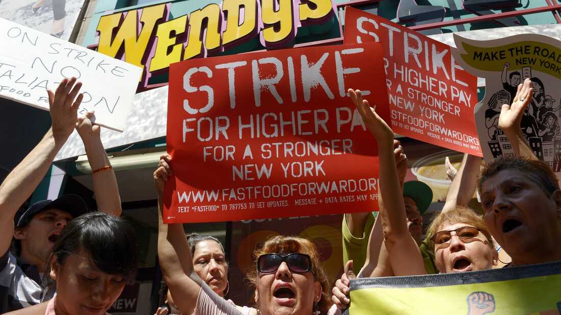 Fast-Food Strikers Demand A