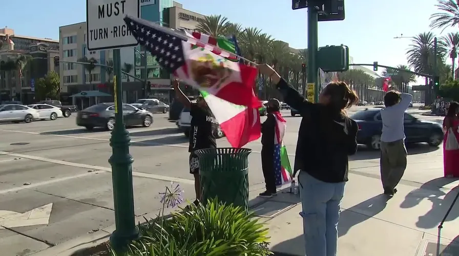 Newsom, Vance exchange jabs over immigration after VP