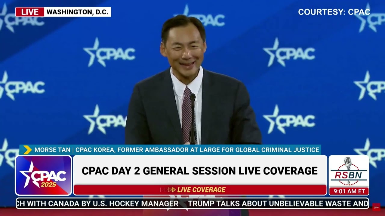 FULL SPEECH: Morse Tan Speaks at CPAC 2025 Day Two - 2/21/25