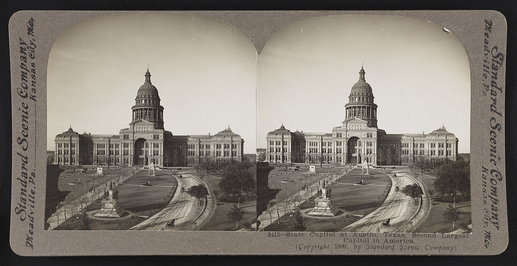 State Capitol at Austin, Texas, second largest capitol in ...