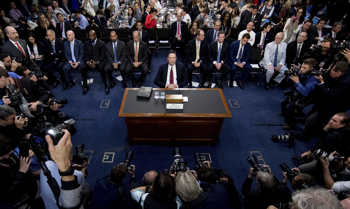 James Comey Testimony: Highlights Of The Senate Intelligence Hearing : NPR