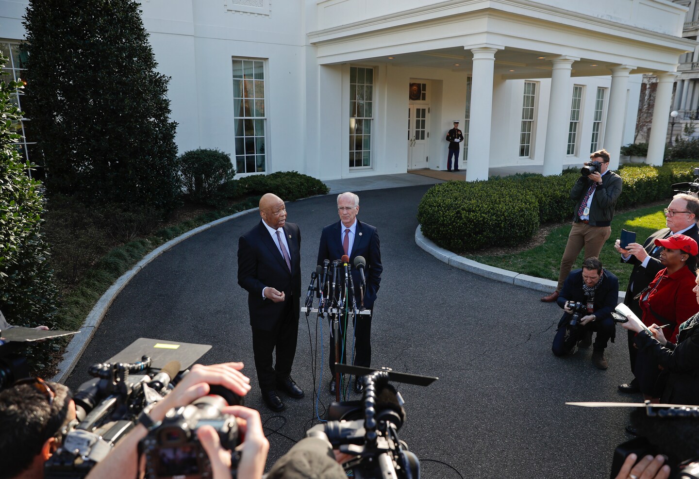 Two Democratic congressmen say Trump wants to support their Medica…