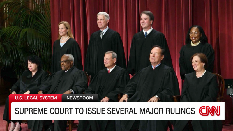 U.S. Supreme Court to issue several major rulings