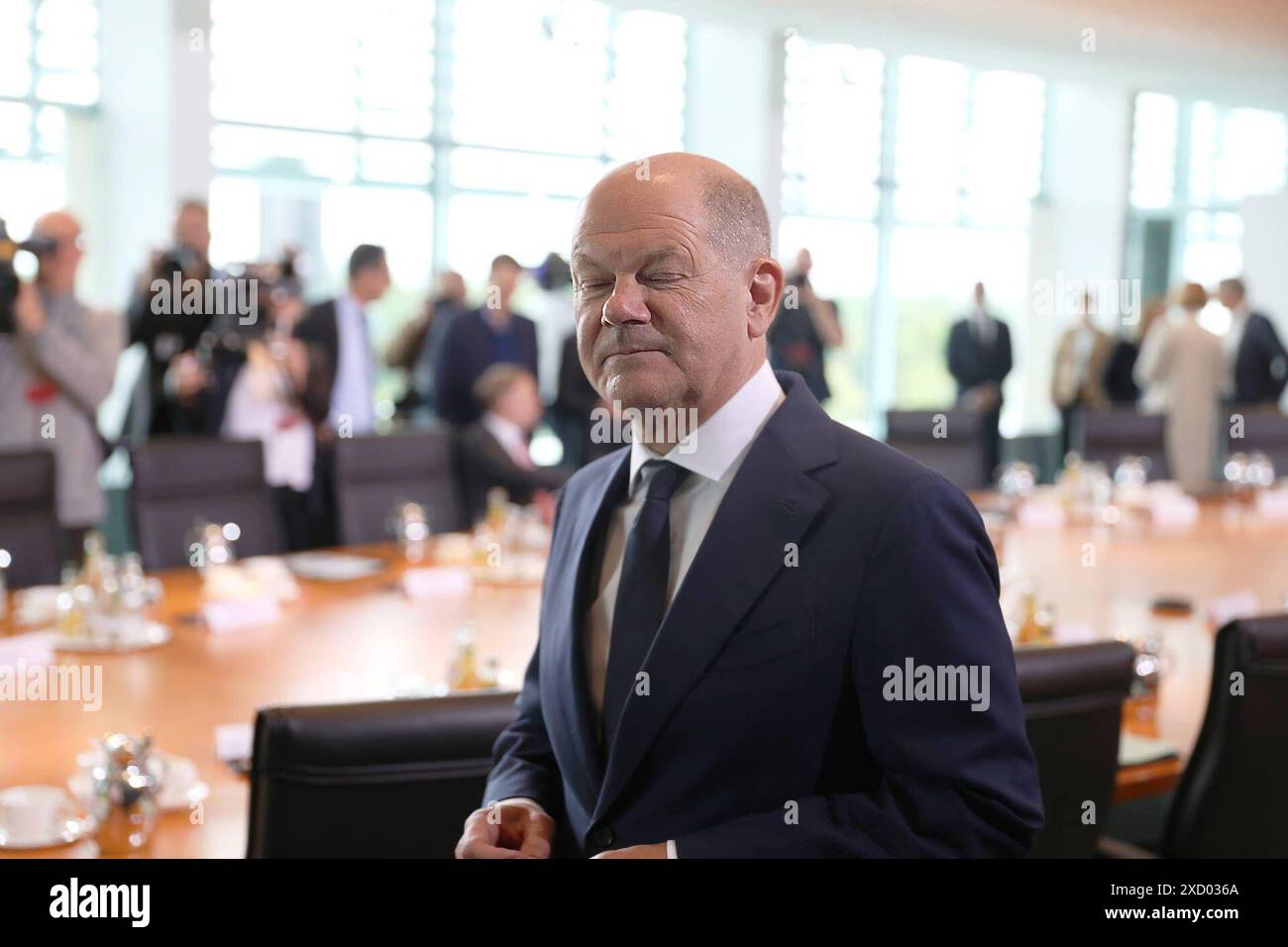 Berlin, Deutschland, 19.06.2024: Bundeskanzleramt: 105 ...