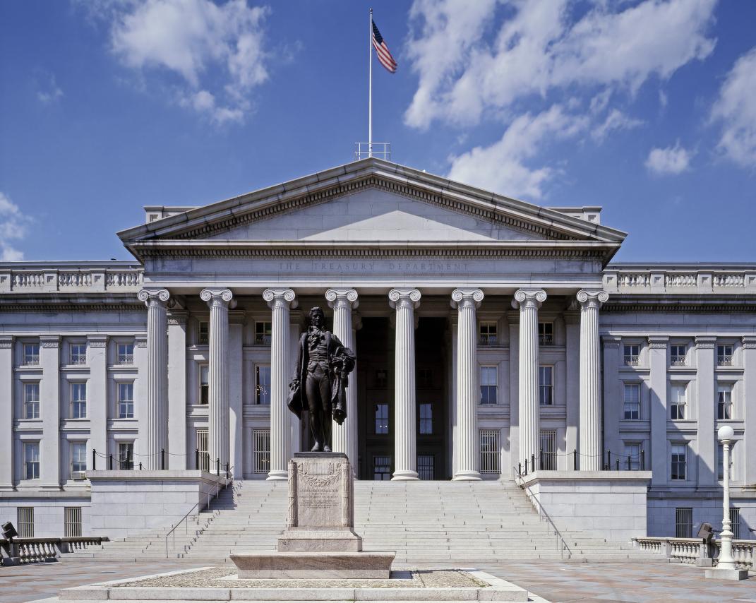 U.S. Treasury building, Washington, D.C. | Library of Congress