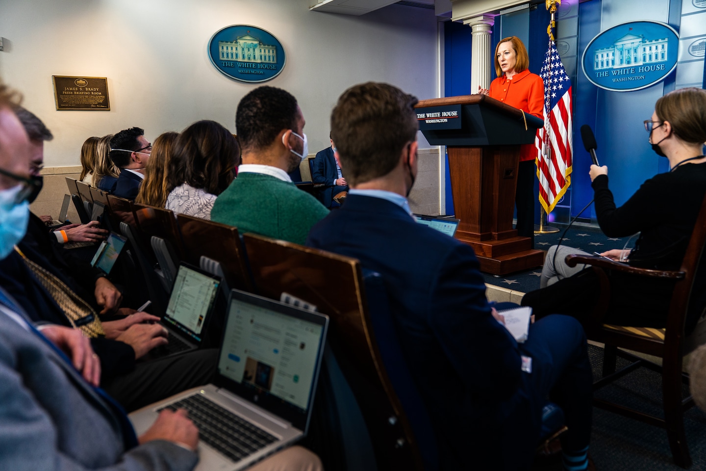 White House reporters ask for virtual press briefings during the …