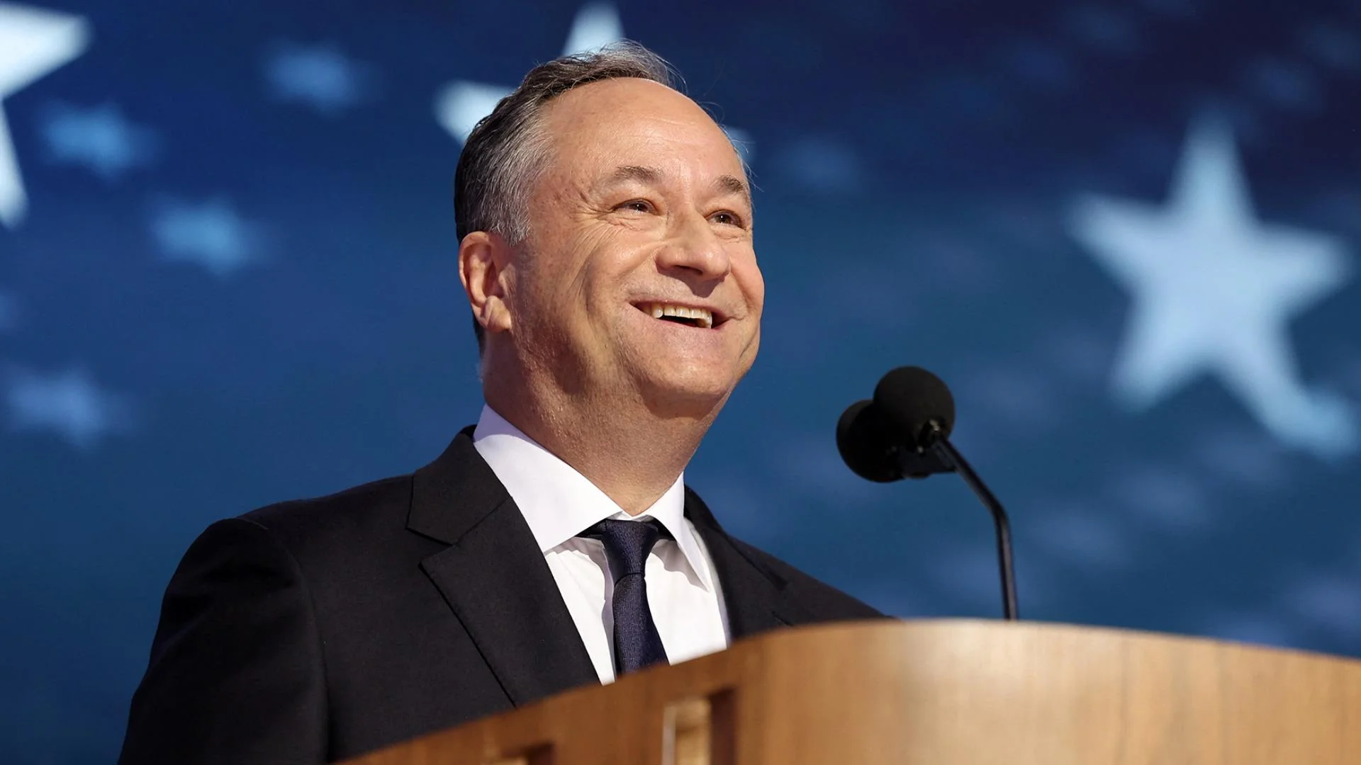 Watch: Doug Emhoff, Kamala Harris