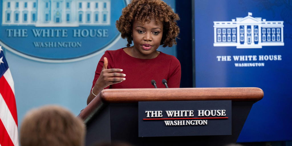 WATCH LIVE: White House briefing underway with Press Secretary Karine ...