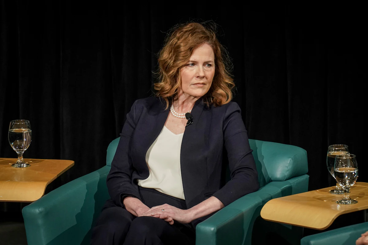 Supreme Court Justice Barrett describes coming home with ...