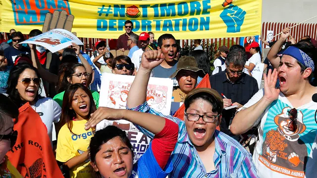 Illegal immigrant activists protest against deportations | Latest News ...
