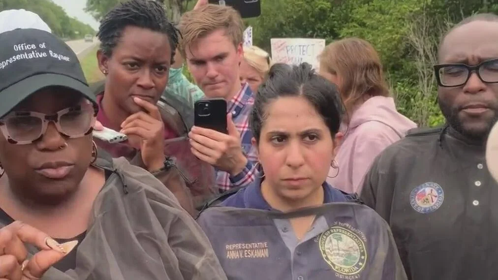 Florida lawmakers denied entry to Alligator Alcatraz immigration detention site