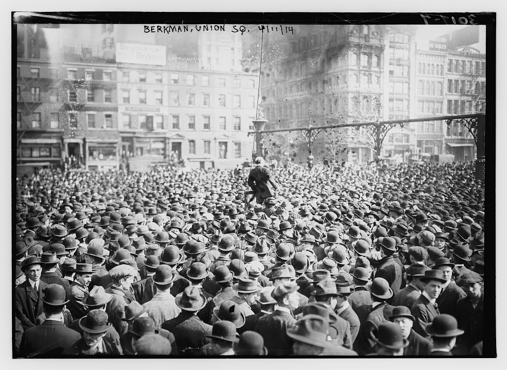 Berkman, Union Sq., 4/11/14 -- I.W.W. | Library of Congress