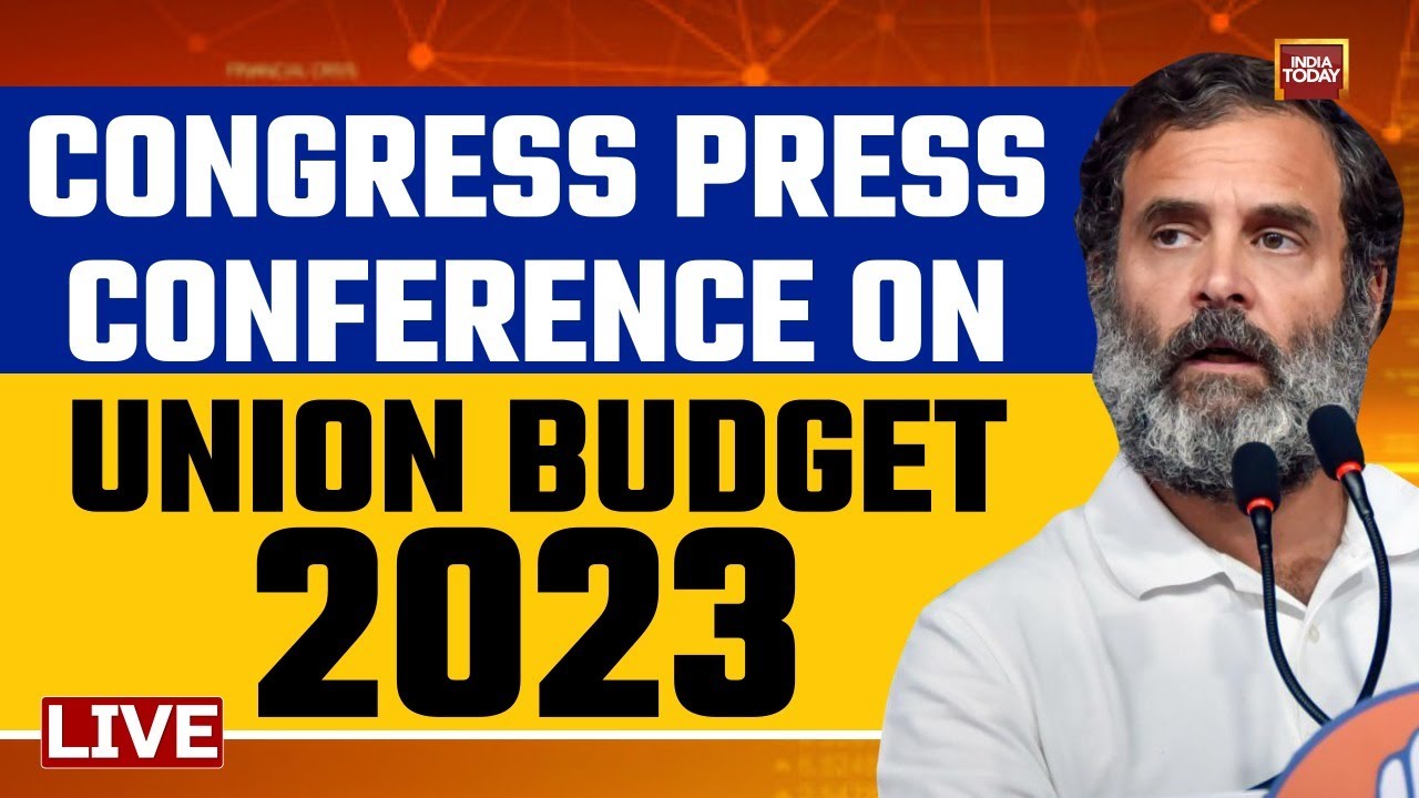 Congress Press Conference LIVE On Union Budget 2023 | Budget Live Latest Update