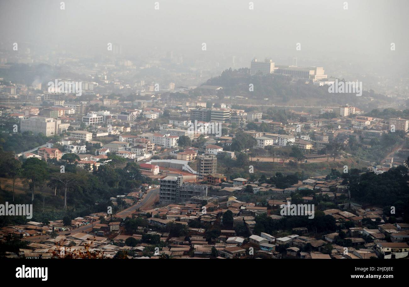 Yaounde cameroon buildings hi-res stock photography and images - A…