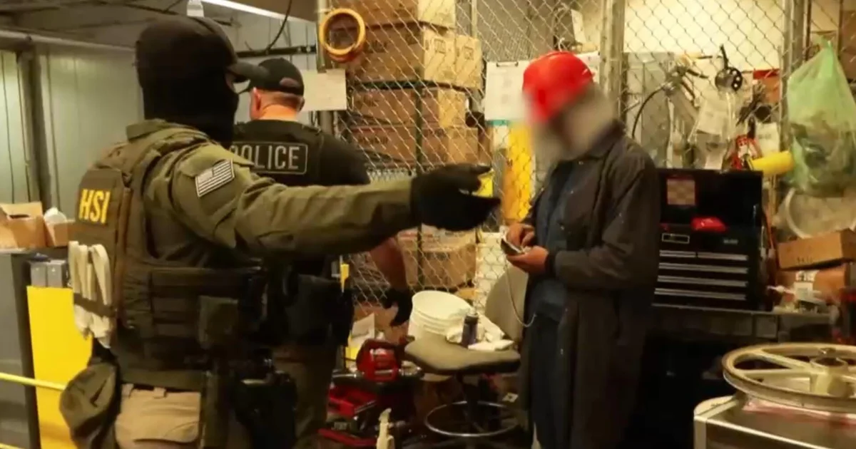 ICE raids meatpacking plant in Omaha - CBS News