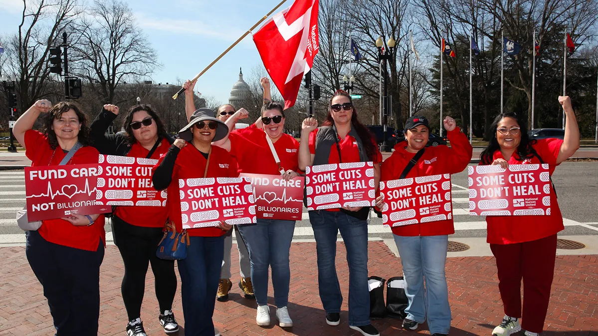 Medicaid cuts spur nurses to protest at Obernolte’s California office