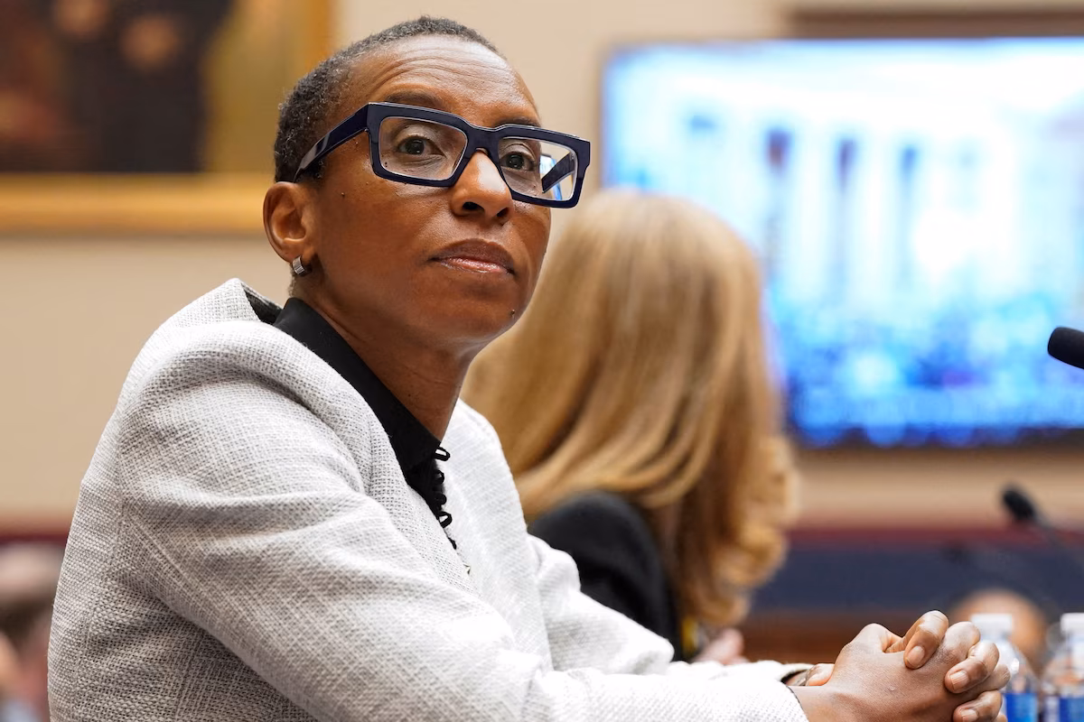 Harvard president Claudine Gay