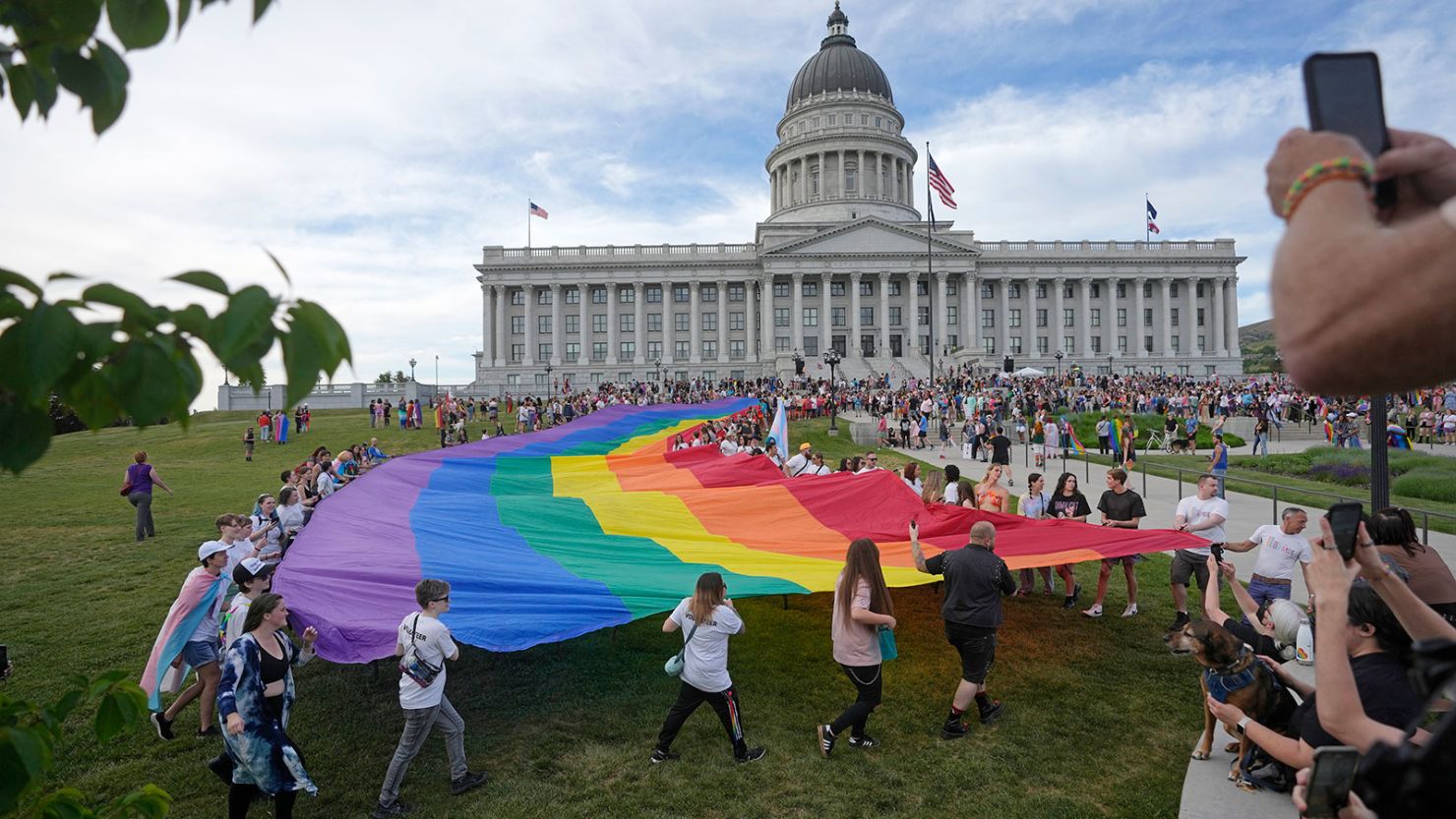 Utah bans LGBTQ+ pride flags in government buildings and ...