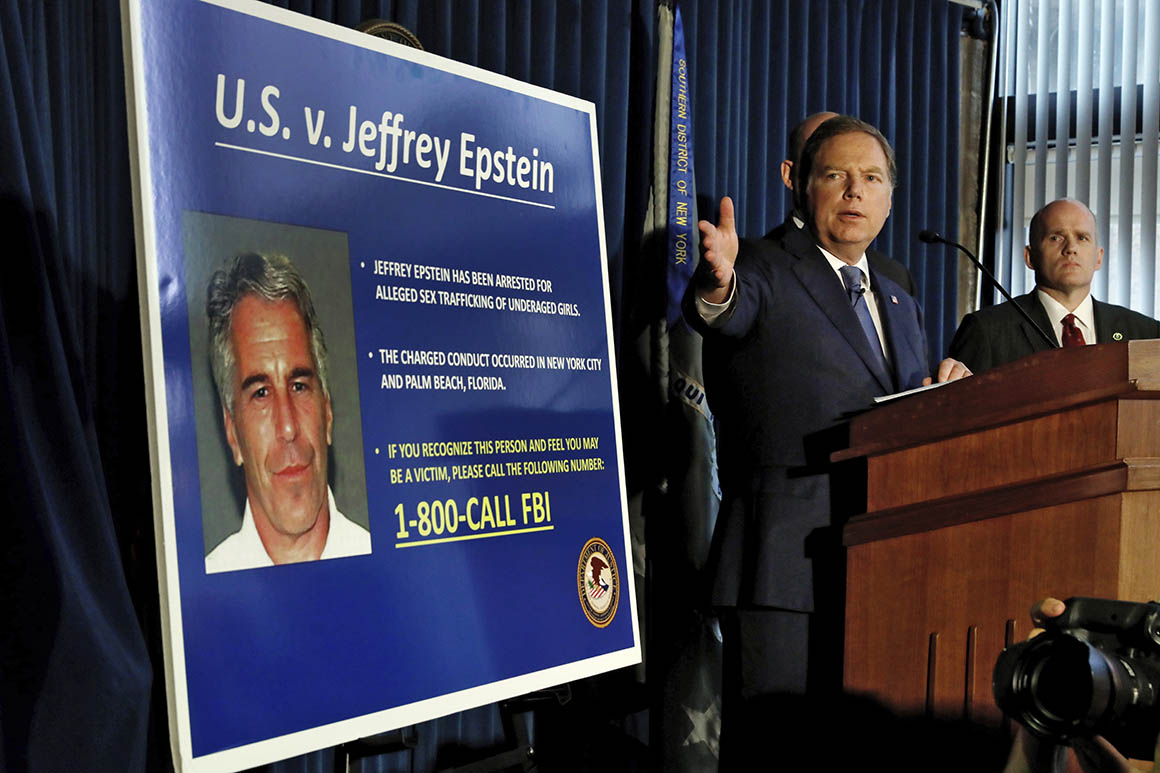 Jeffrey Epstein denied bail in sex trafficking case - POLITICO