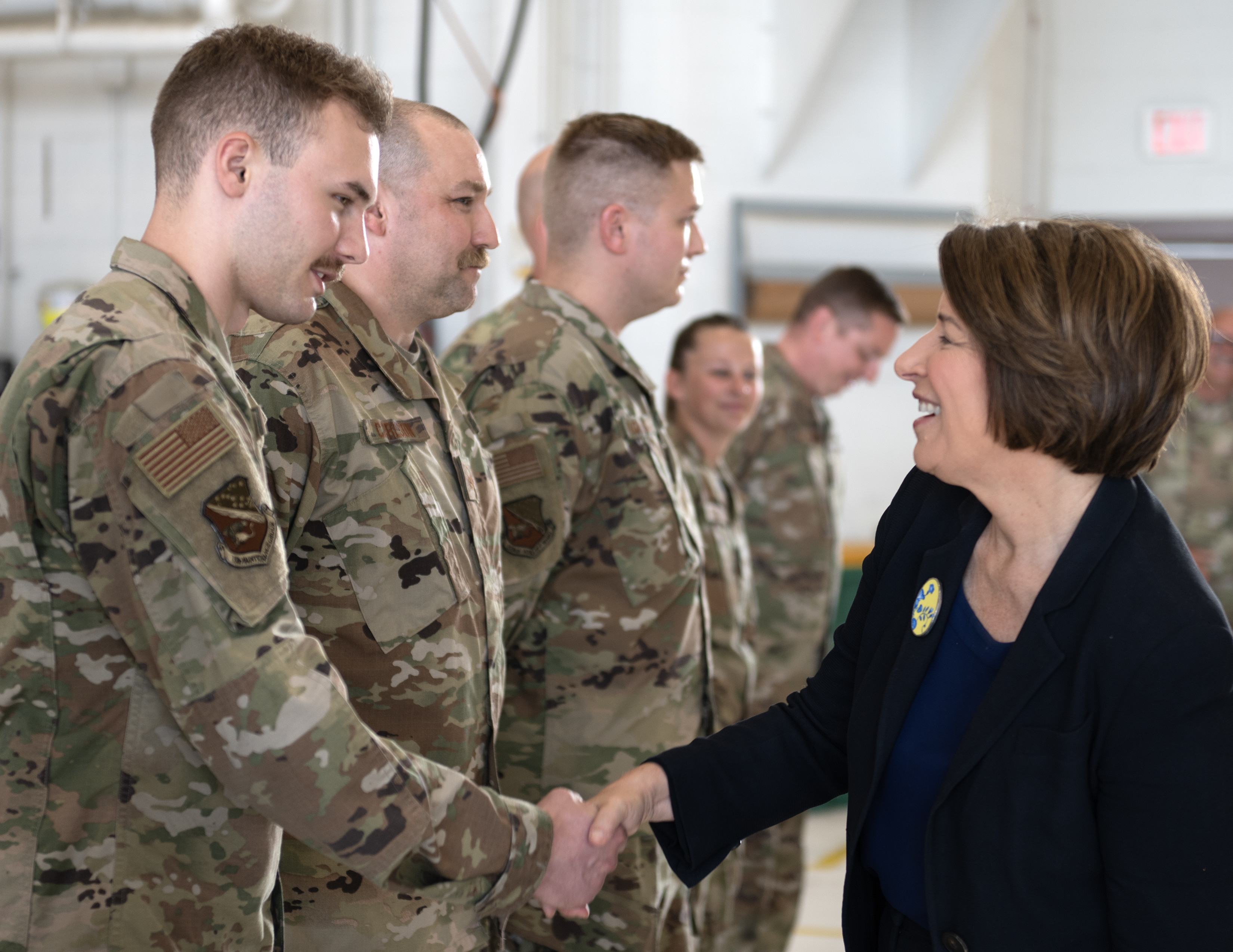 2023 - Sen. Amy Klobuchar Visits the 133rd Airlift Wing ...