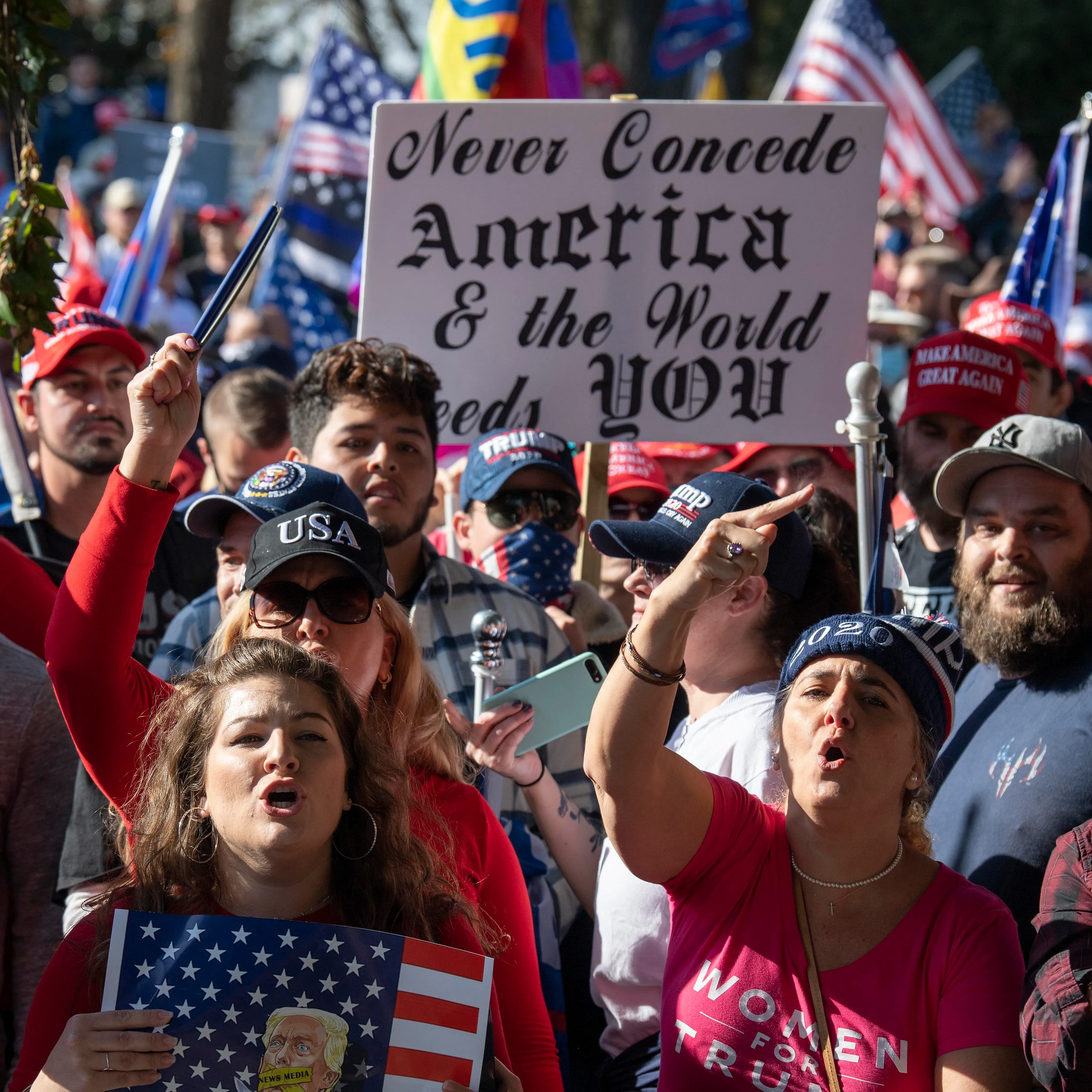 Million MAGA March, Trump rally today: Thousands rally in DC ...