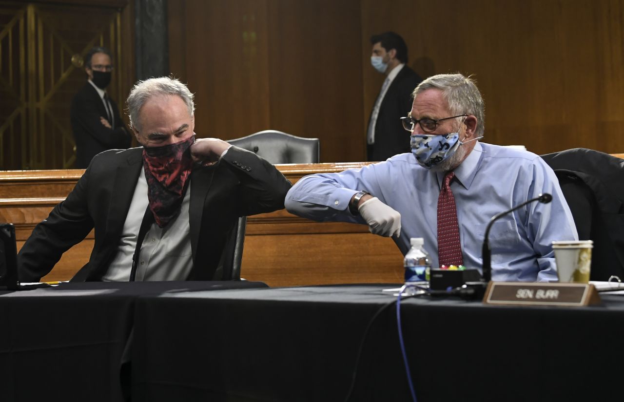 In pictures: Fauci and other health experts testify remotely at Senate ...