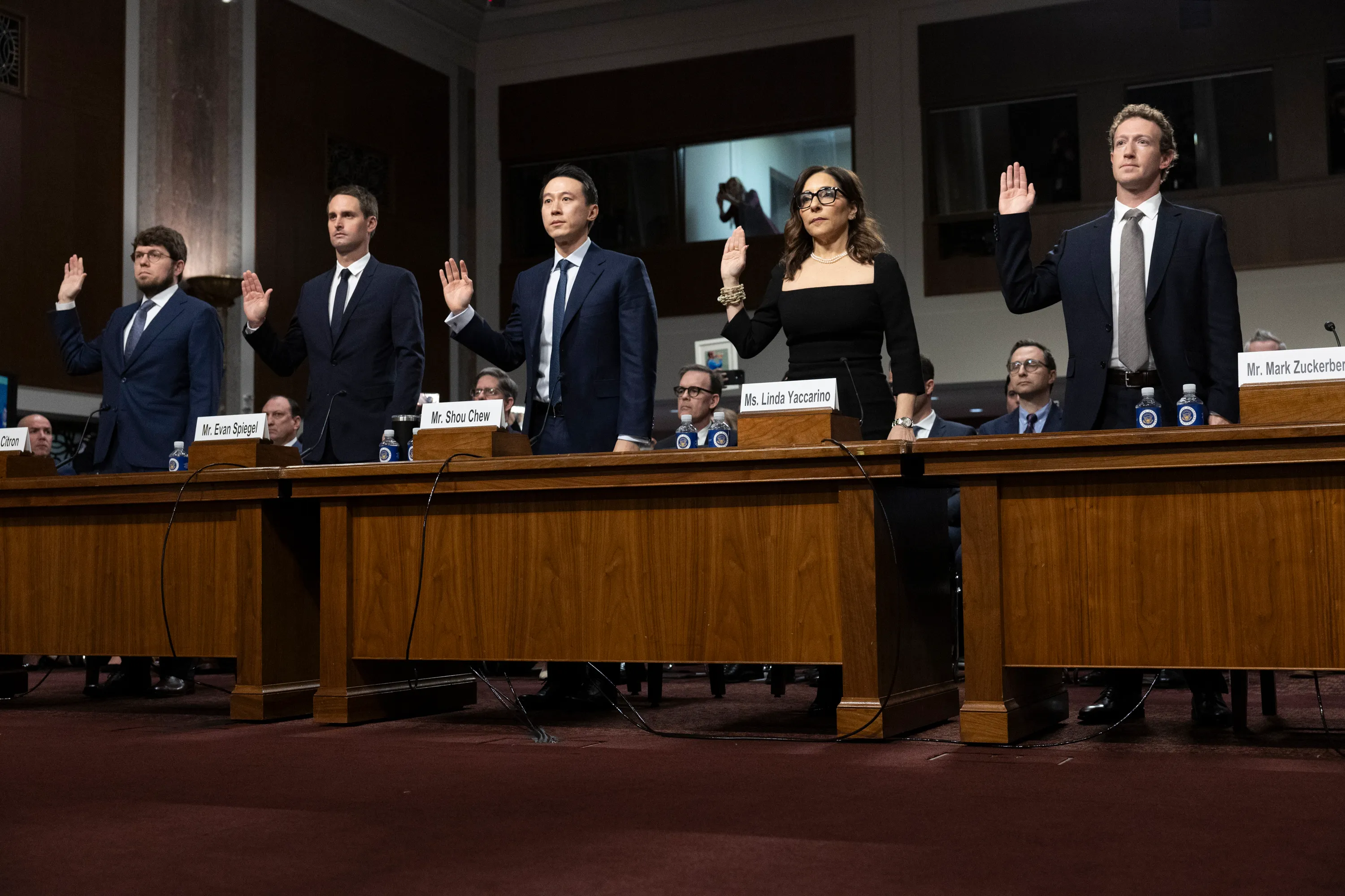 TikTok, Meta, Snap, other tech CEOs grilled at Senate hearing