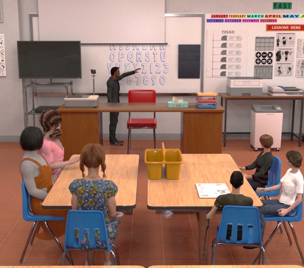 The Great Gene Leap- A New School Year by GentleGiantGTS, visual art