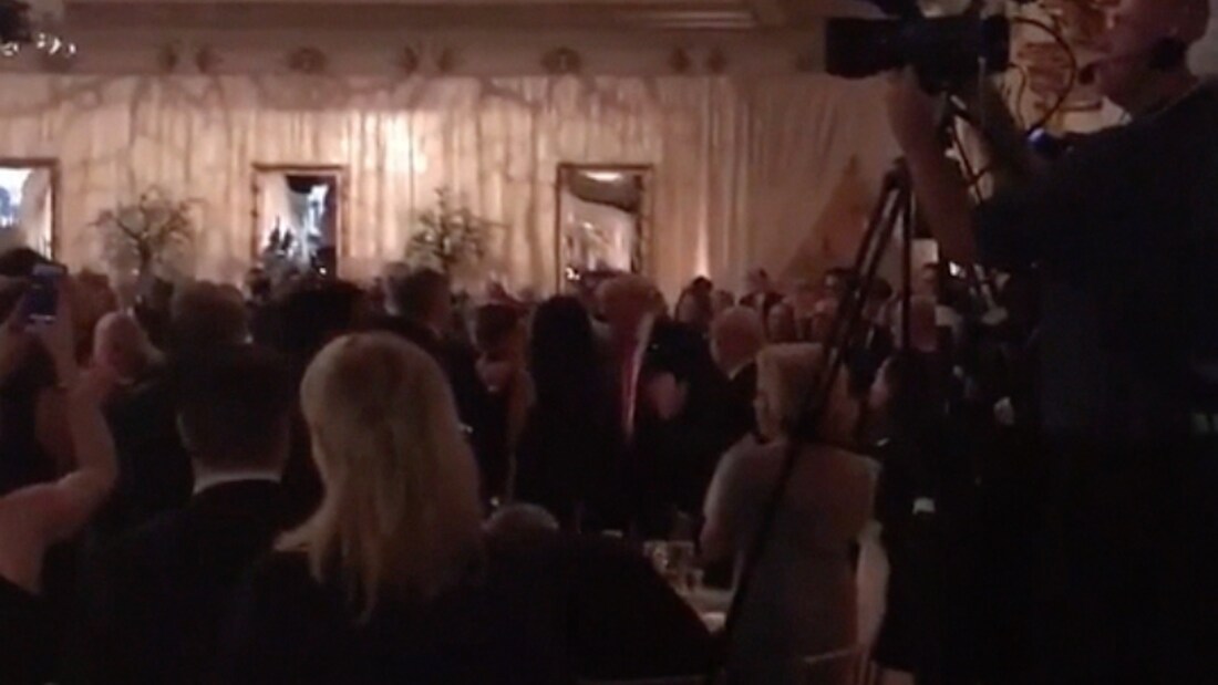 Trump drops by private Mar-a-Lago fundraising gala