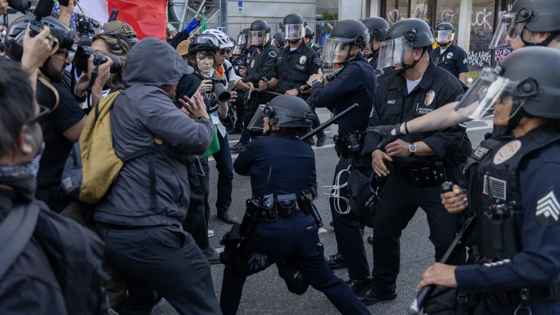 LAPD deliberately targeted journalists at protests, press ...