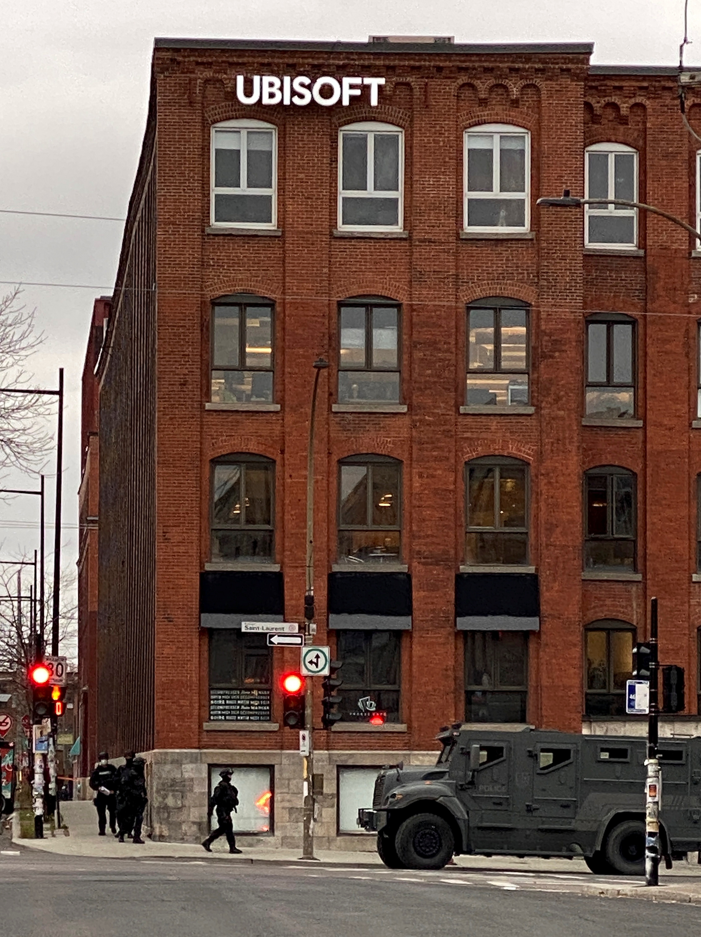 Police evacuate Ubisoft