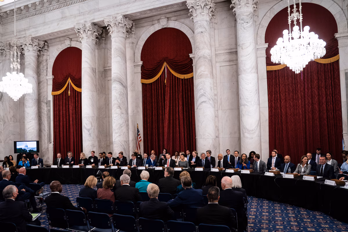 Senate AI meeting draws Google, Meta and other tech executives …