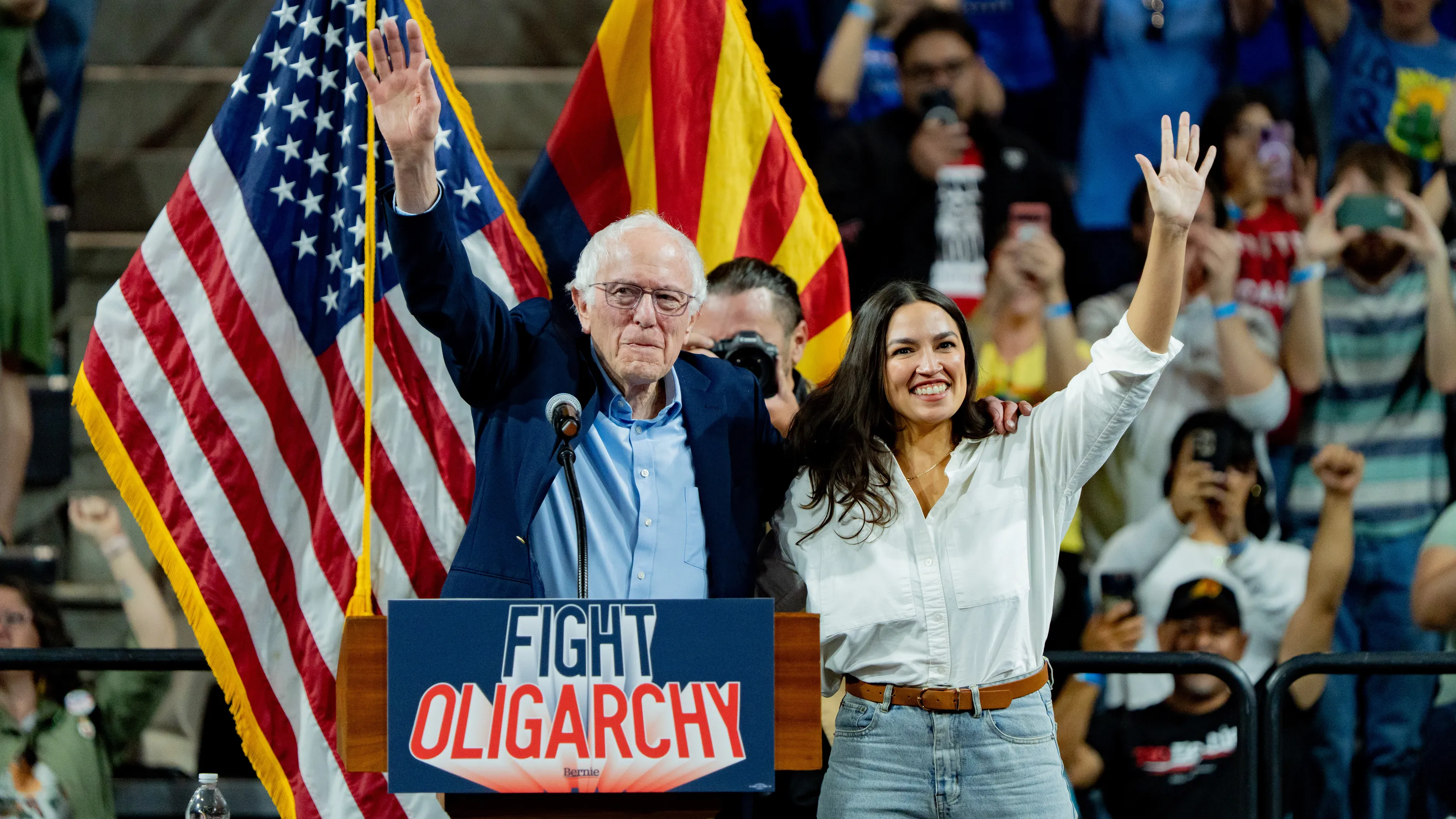 Bernie Sanders, AOC rally in Tempe, call out Arizona GOP
