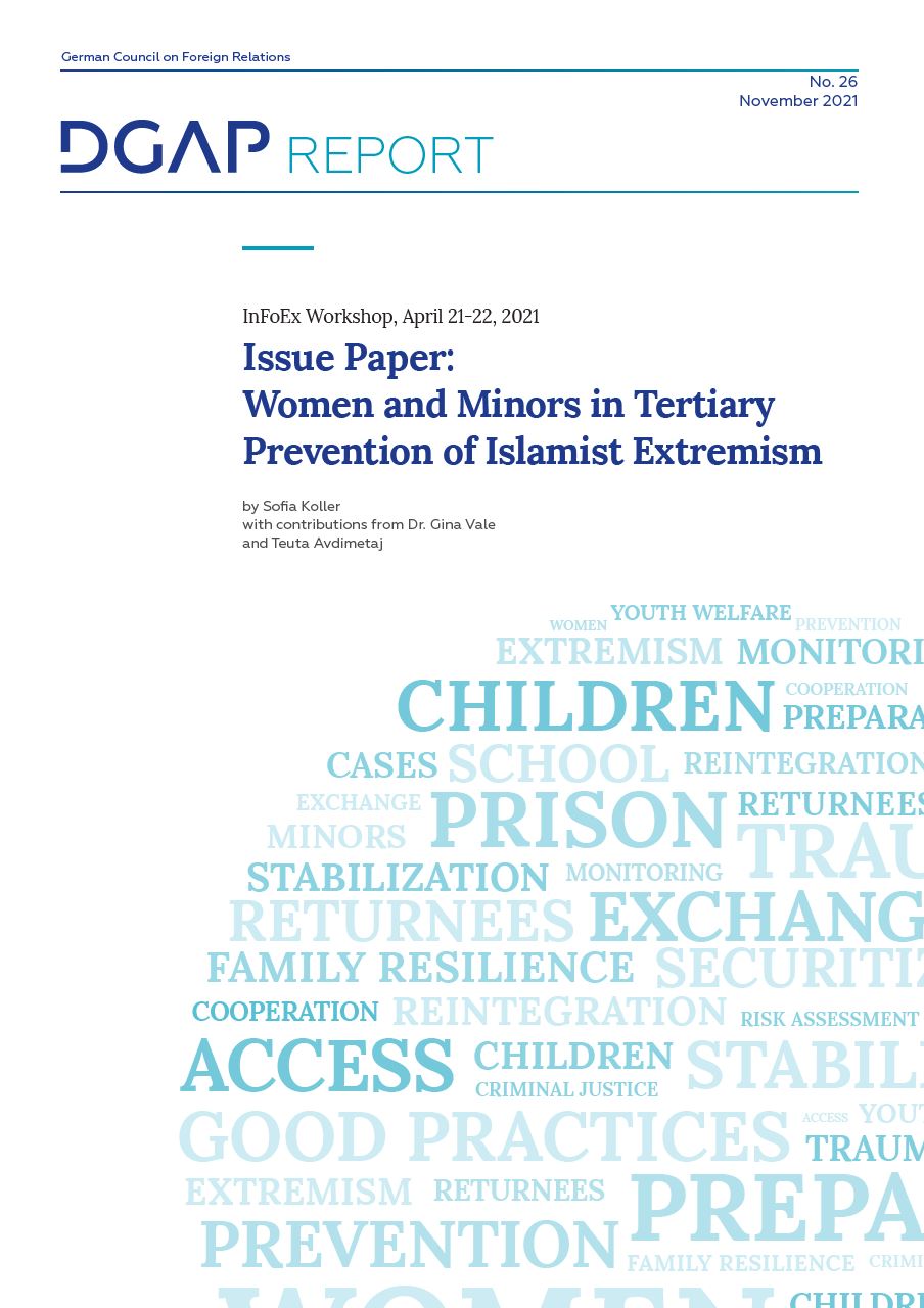 Women and Minors in Tertiary Prevention of Islamist Extremism ...