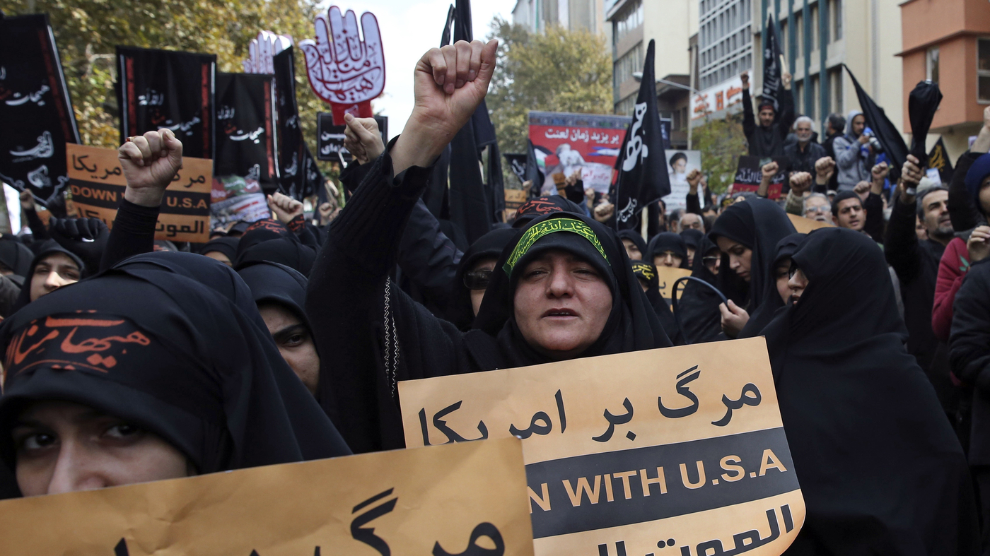 Iranian Rally Marking Anniversary Of U.S. Hostage Crisis Has A Twist ...