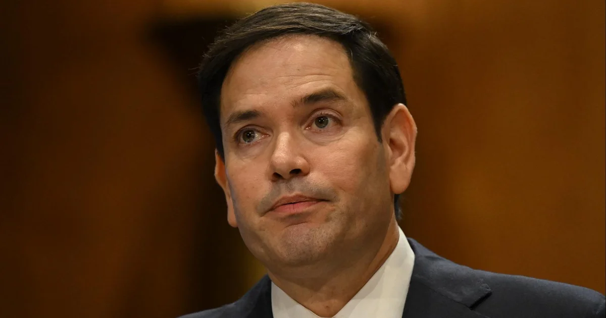 Marco Rubio gives opening statement amid protests at Senate confirmation hearing