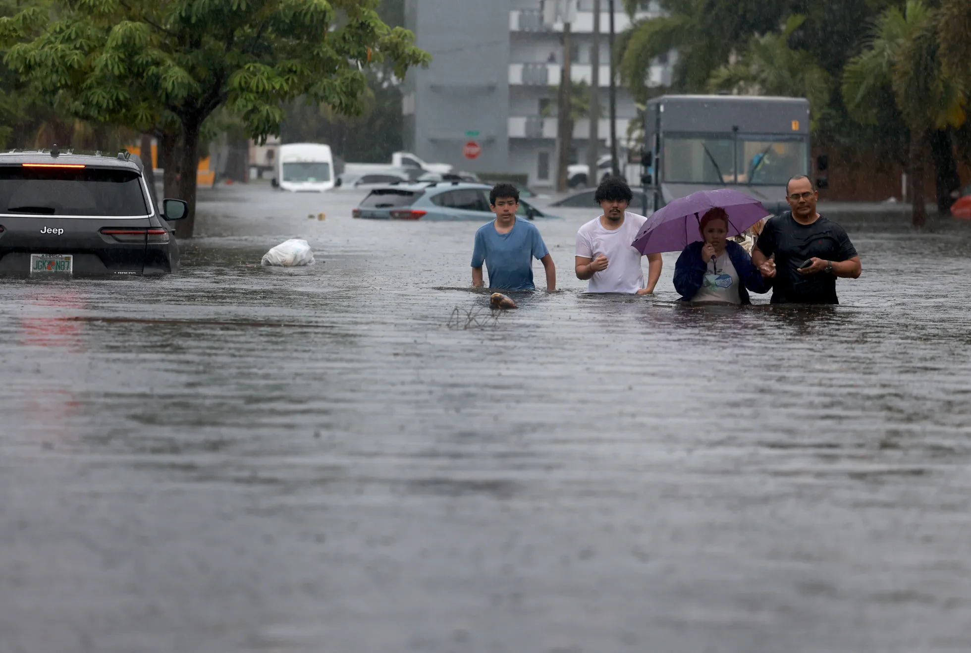 South Florida battered by heavy rain, flooding