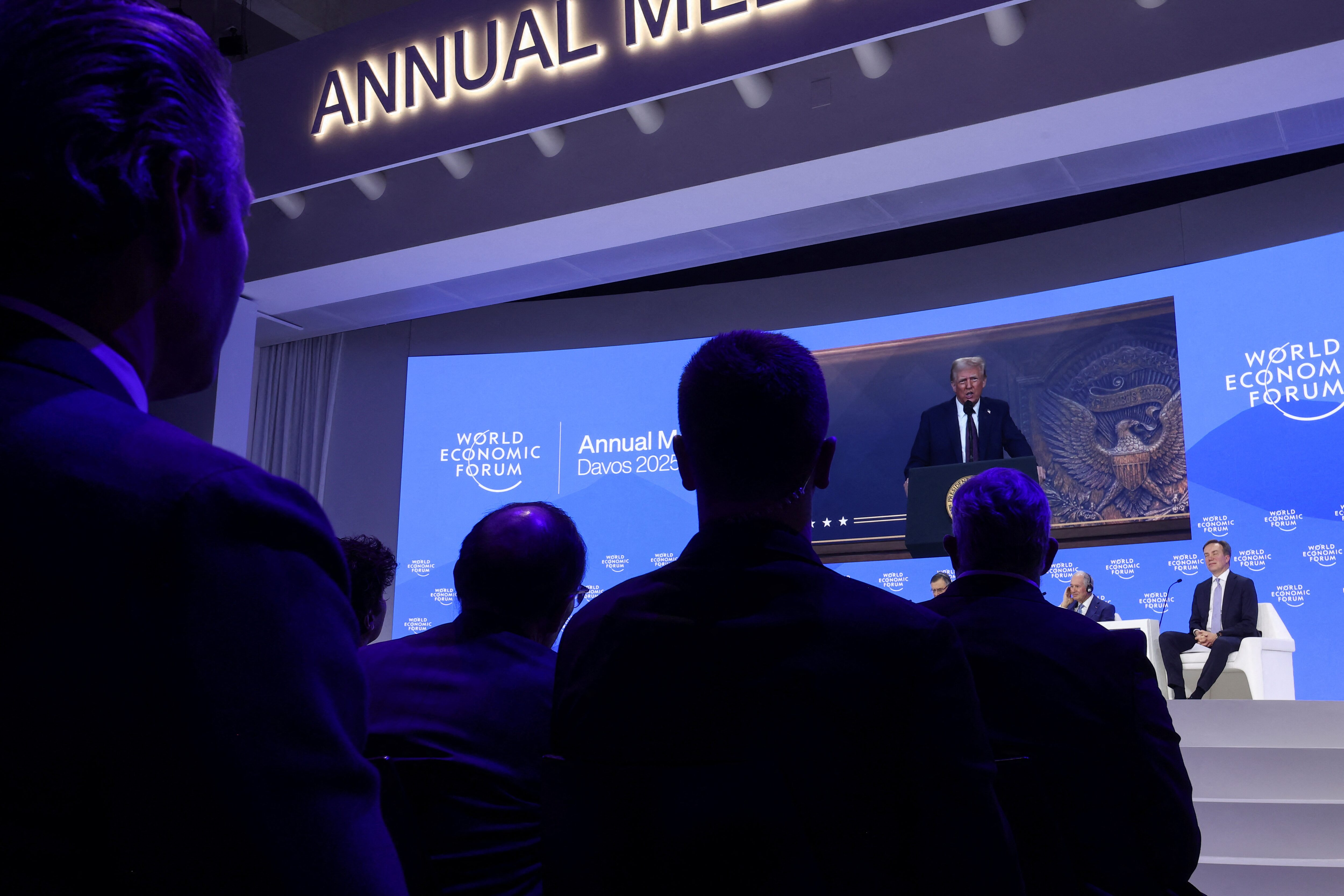 European executives join Trump