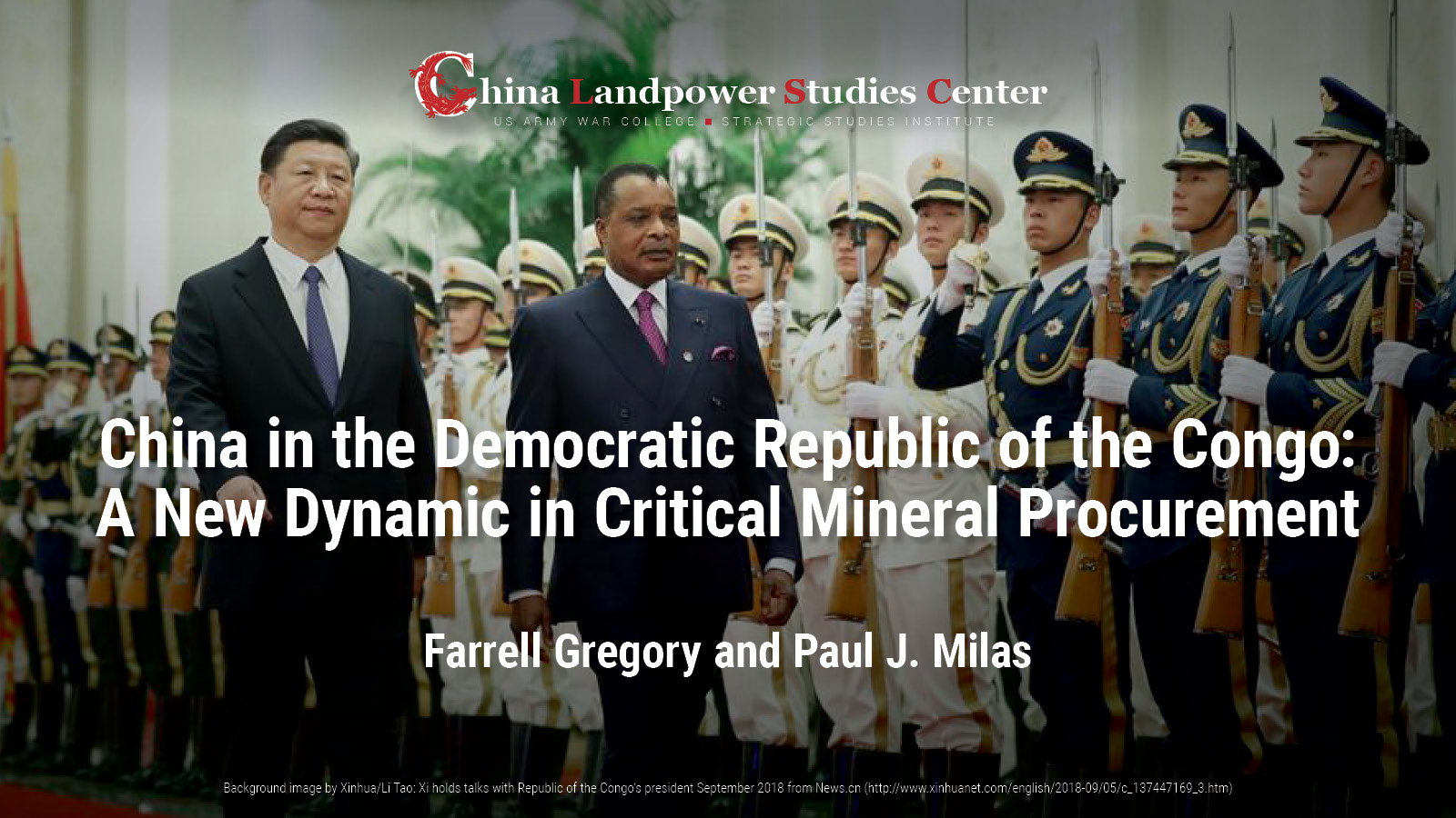 China in the Democratic Republic of the Congo: A New Dynamic ...