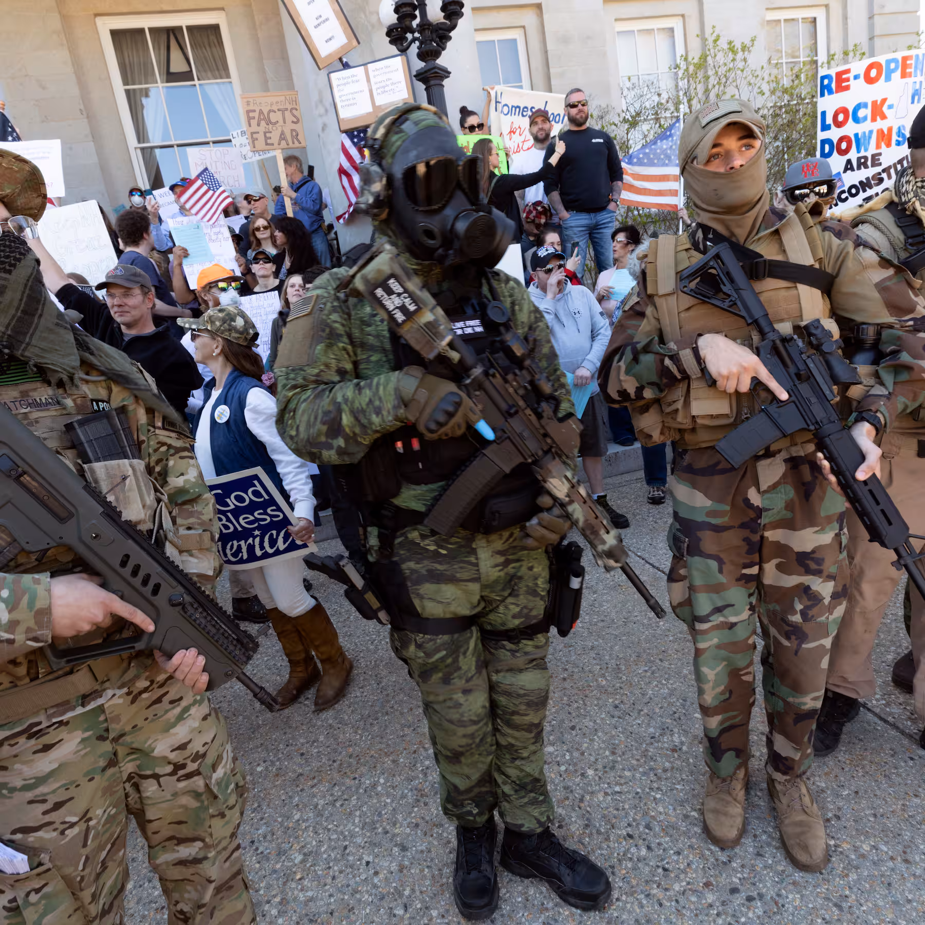 Opinion | Why military-style gear at protests rings hollow ...