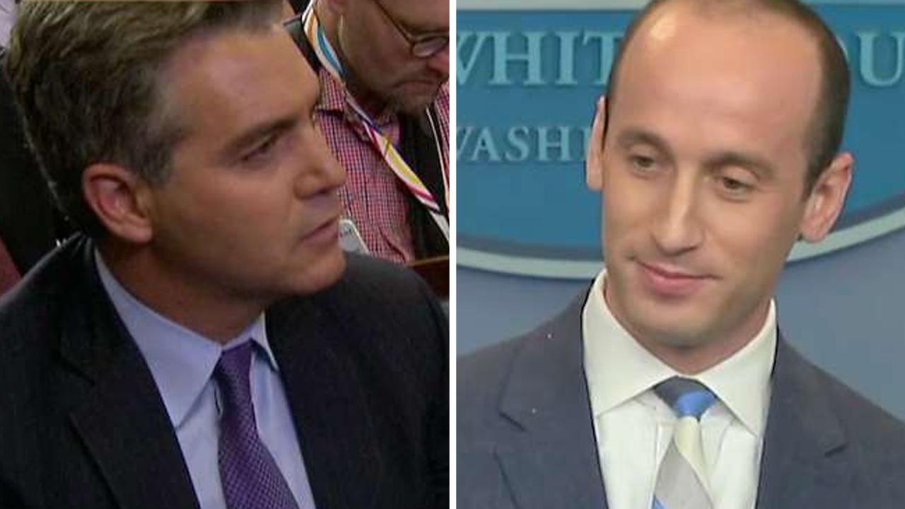 Jim Acosta, Stephen Miller spar over immigration policy | Fox News Video