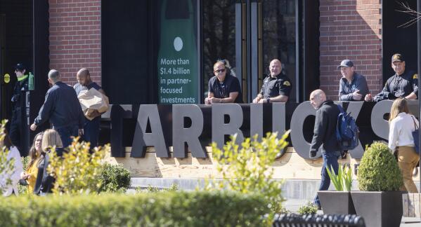 Starbucks workers protest before annual shareholder meeting ...
