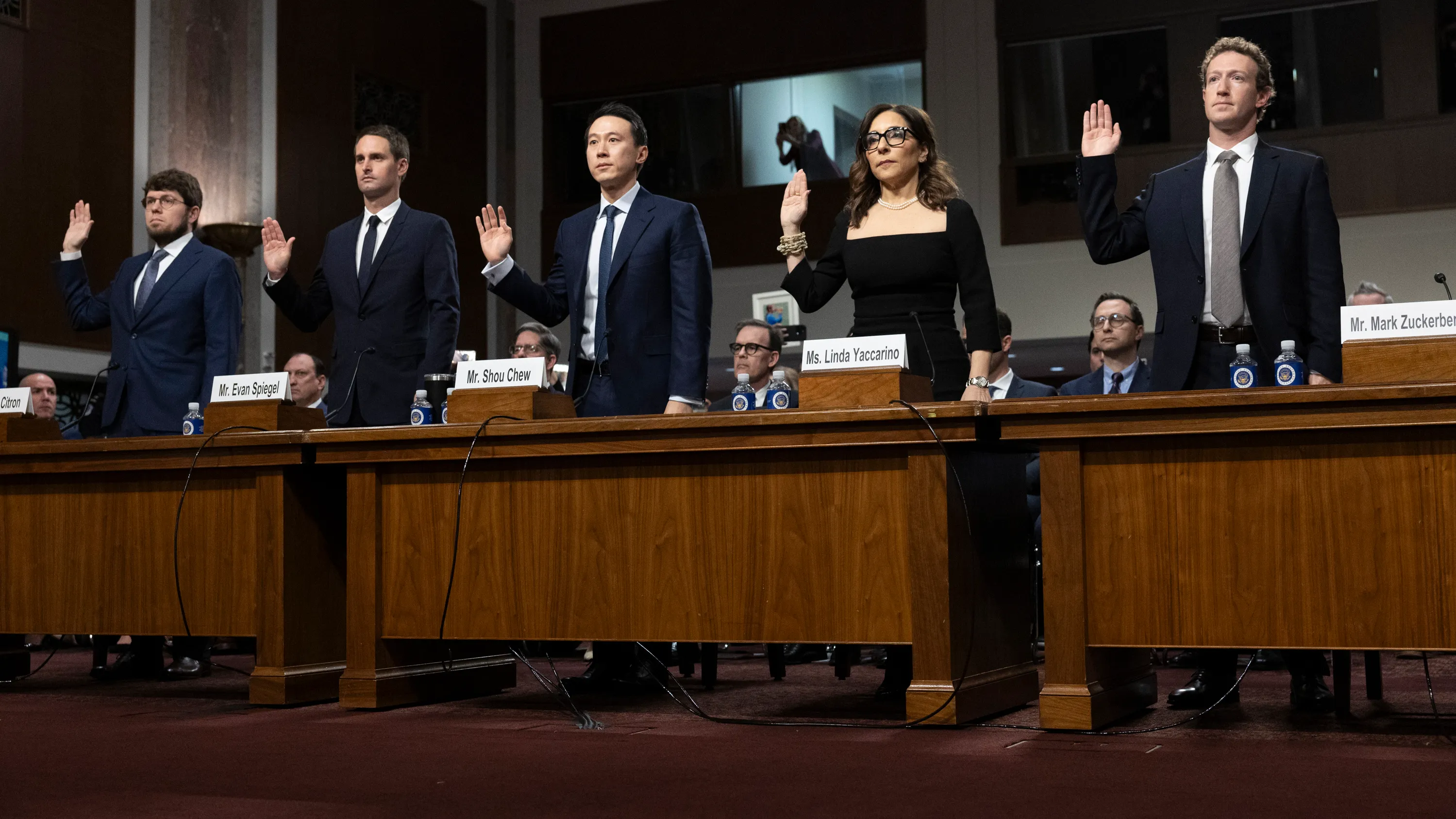 TikTok, Meta, Snap, other tech CEOs grilled at Senate hearing