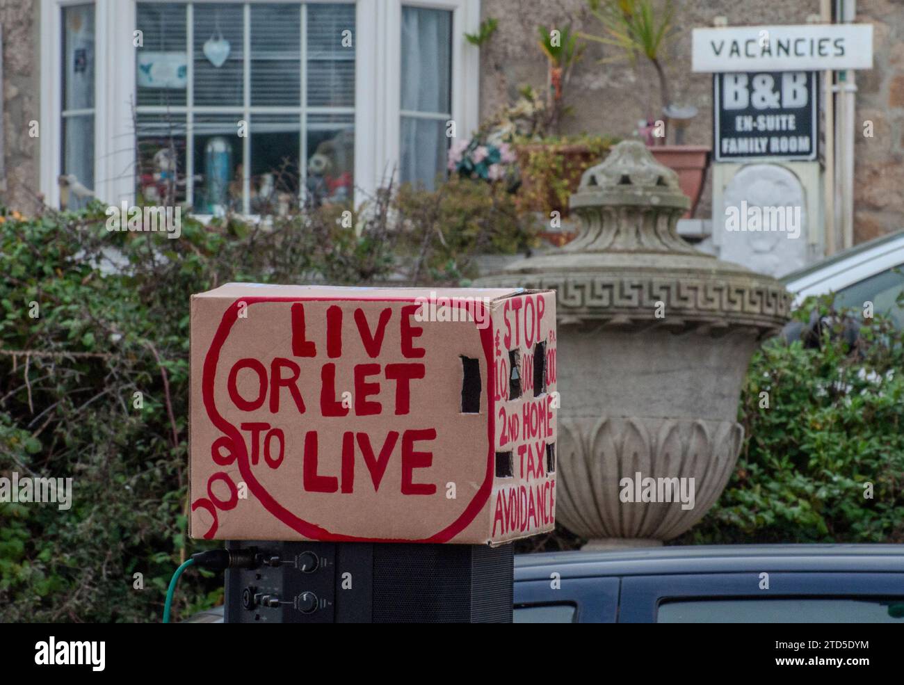 Housing protest group First NOT Second Homes visits Po…
