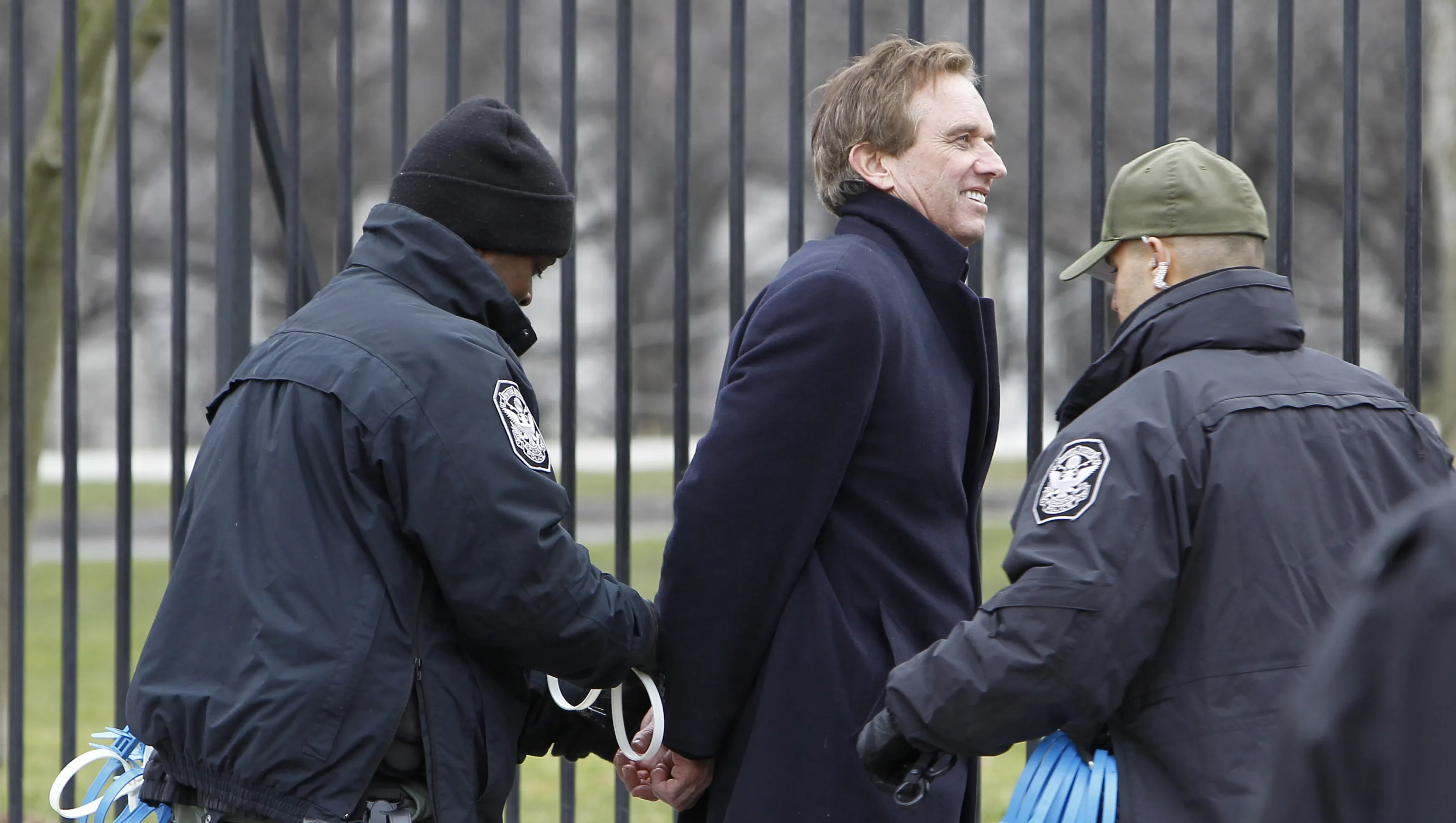 Pipeline protesters busted at White House