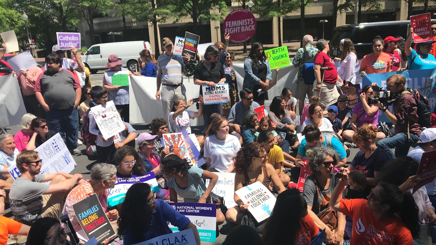 Protesters Across The U.S. Decry Policy Of Separating ...